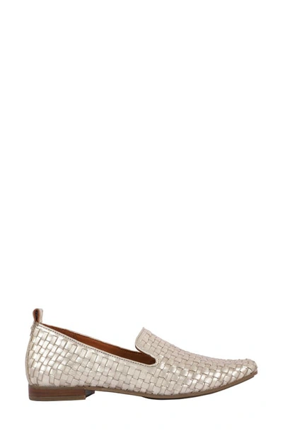 Gentle Souls By Kenneth Cole Morgan Metallic Loafer In Soft Gold