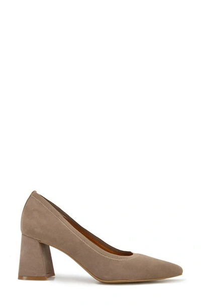 Shop Gentle Souls By Kenneth Cole Dionne Pointed Toe Pump In Mushroom