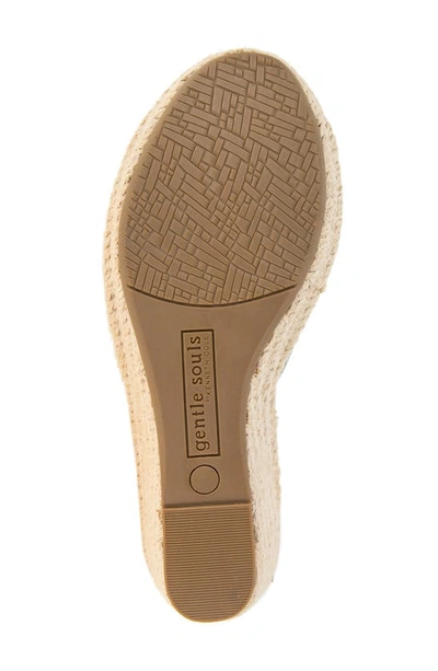 Gentle Souls By Kenneth Cole Cody Espadrille Wedge Sandal In Mint Suede