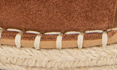 Gentle Souls By Kenneth Cole Cody Espadrille Wedge Sandal In Pecan Suede