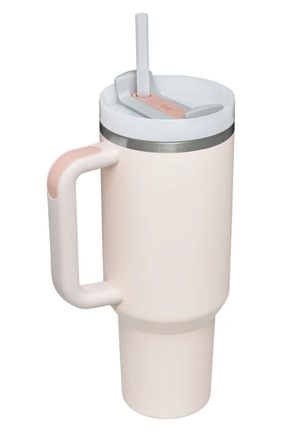 Stanley 40 Oz. Quencher Travel Tumbler In Rose Quartz