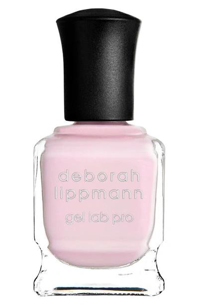 Shop Deborah Lippmann Gel Lab Pro Nail Color In Chantilly Lace/ Shimmer