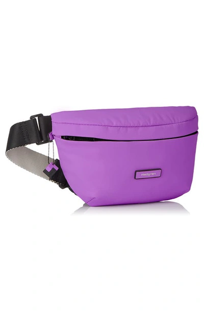 Shop Hedgren Halo Water Repellent Belt Bag In Violet