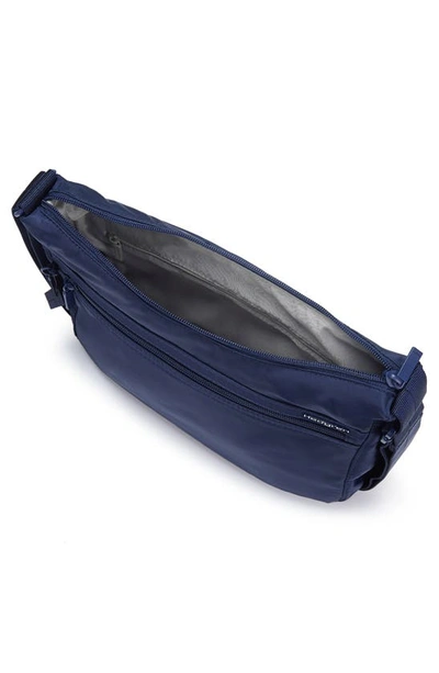 Shop Hedgren Harpers Rfid Water Repellent Shoulder Bag In Total Eclipse