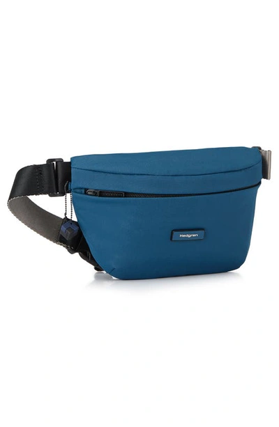 Shop Hedgren Halo Water Repellent Belt Bag In Neptune Blue