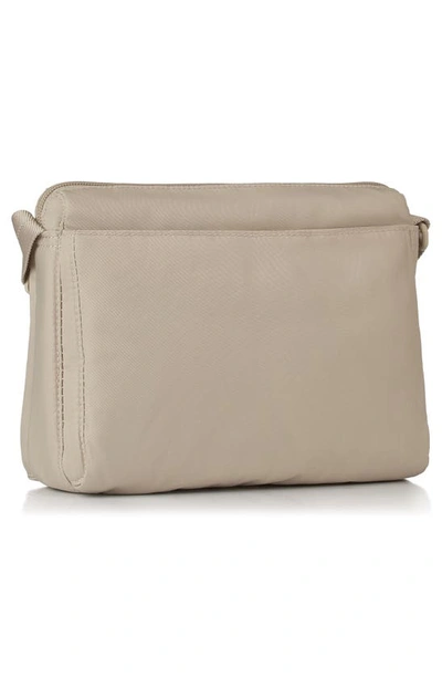 Hedgren Eye Rfid Water Repellent Shoulder Bag In Cashmere Beige