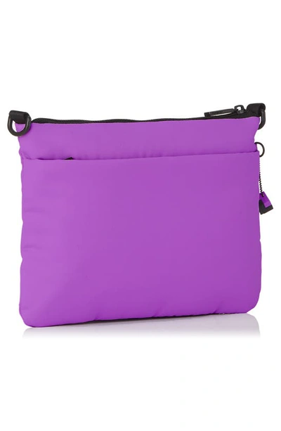 Shop Hedgren Orbit Flat Water Repellent Crossbody Bag In Violet