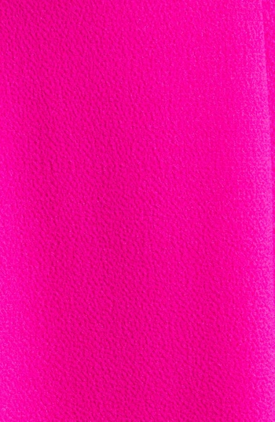 Shop Black Halo Lanita Tie Neck Long Sleeve Dress In Vibrant Pink