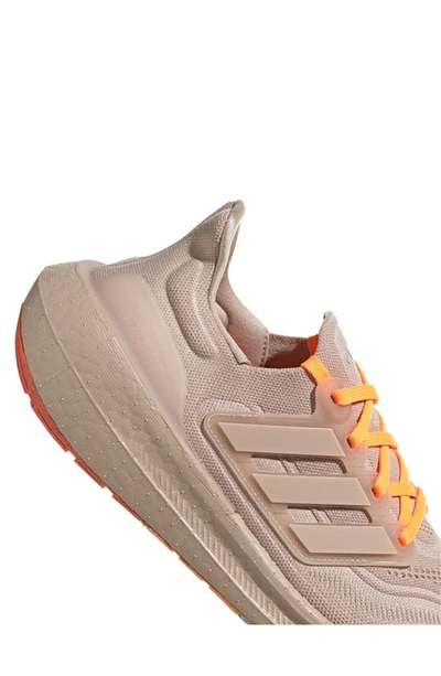 Shop Adidas Originals Ultraboost 23 Running Shoe In Taupe/ Taupe/ Red