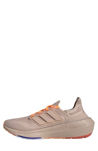 Shop Adidas Originals Ultraboost 23 Running Shoe In Taupe/ Taupe/ Red