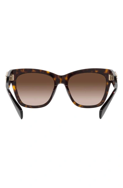 Shop Michael Kors Empire 55mm Gradient Cat Eye Sunglasses In Dk Tort