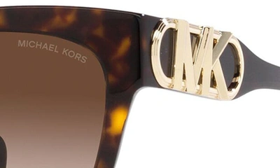 Michael Kors Empire 55mm Gradient Cat Eye Sunglasses In Dk Tort
