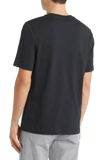 Shop Scott Barber Solid Crewneck T-shirt In Black