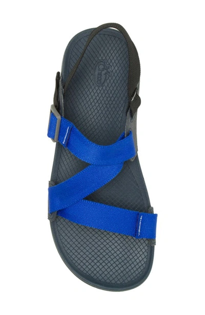 Shop Chaco Lowdown Sandal In Blue Navy
