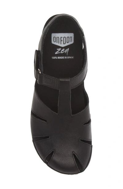 Shop On Foot 202 Sandal In Black Leather