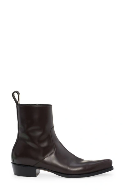 Shop Bottega Veneta Ripley Ankle Boot In Black