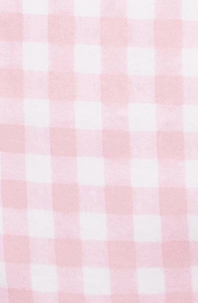 Petite Plume Unisex Pink Gingham Ruffled Romper - Baby In Pink