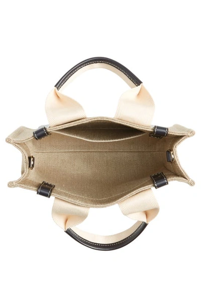 Chloé Chloe Women Two-tone Rubber And Leather Small Woody Shopping Bag In White