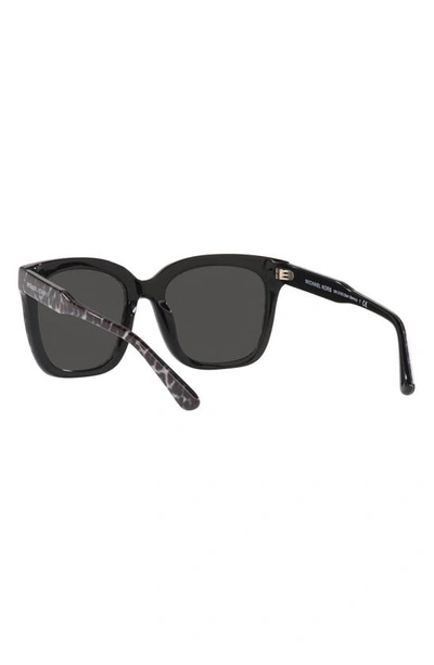 Shop Michael Kors San Marino 52mm Square Sunglasses In Dark Grey
