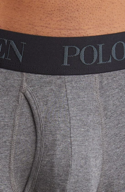 Shop Polo Ralph Lauren 3-pack 4d Flex Boxer Briefs In Assorted Grey