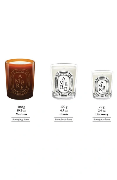 Shop Diptyque Ambre (amber) Scented Candle, 2.4 oz