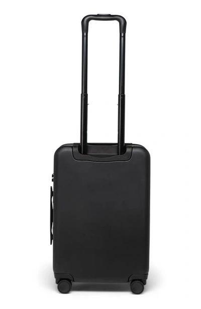Herschel Supply Co Heritage Hardshell Carry-on Spinner In Black