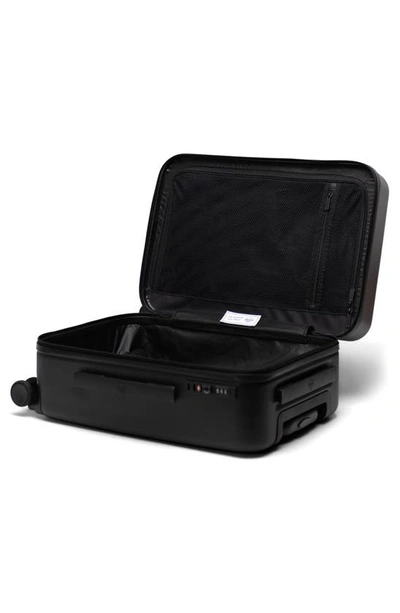 Herschel Supply Co Heritage Hardshell Carry-on Spinner In Black