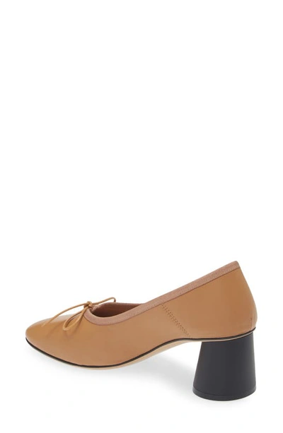 Shop Mansur Gavriel Dream Pump In Caramel