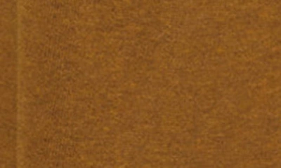 Mango Slit Hem Knit Pants In Medium Brown