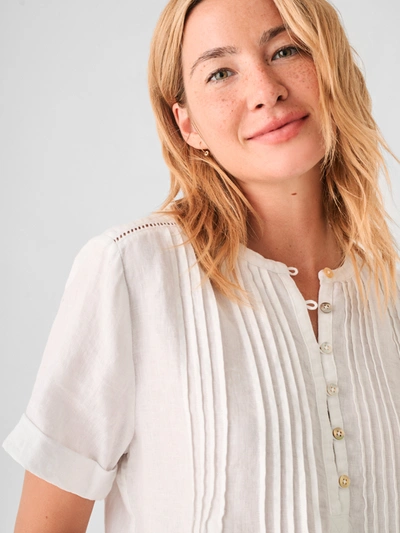 Faherty Gemina Top In White