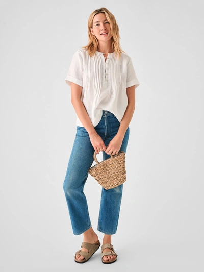 Faherty Gemina Top In White