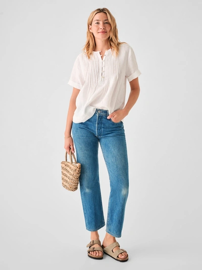 Faherty Gemina Top In White