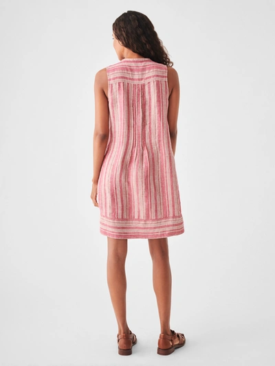 Shop Faherty Isha Dress In Granita Stripe
