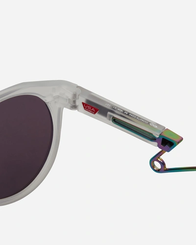 Shop Oakley Hstn Sunglasses Matte Clear In Black