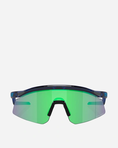 Shop Oakley Hydra Sunglasses Translucent Blue In White