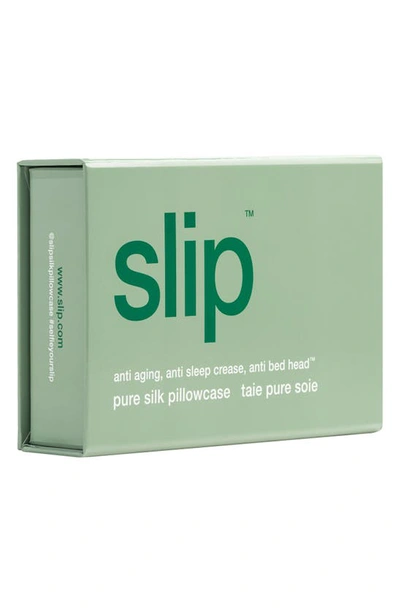 Shop Slip Pure Silk Pillowcase In Pistachio