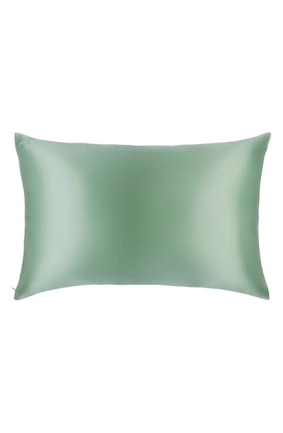 Shop Slip Pure Silk Pillowcase In Pistachio