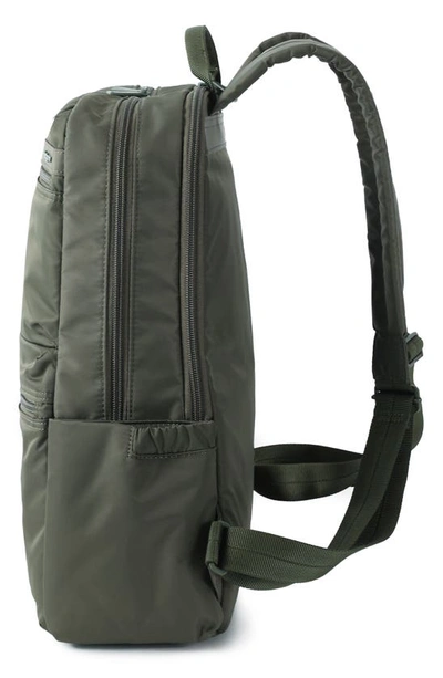 Shop Hedgren Ava 14.4-liter Water Repellent Rfid Backpack In Olive