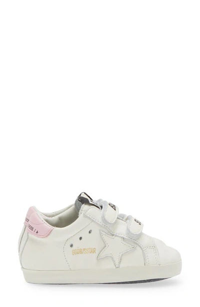 Shop Golden Goose Old School Sneaker & Socks Set In White/ Baby Pink