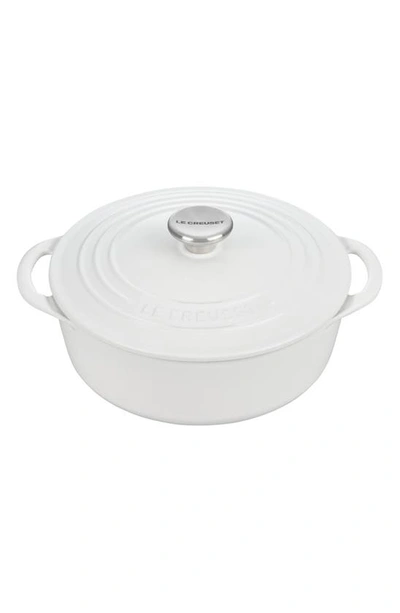 Le Creuset Signature 2.75 Quart Enamel Dutch Oven In White