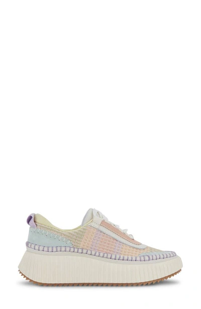 Shop Dolce Vita Dolen Platform Sneaker In Pastel Stripe Knit