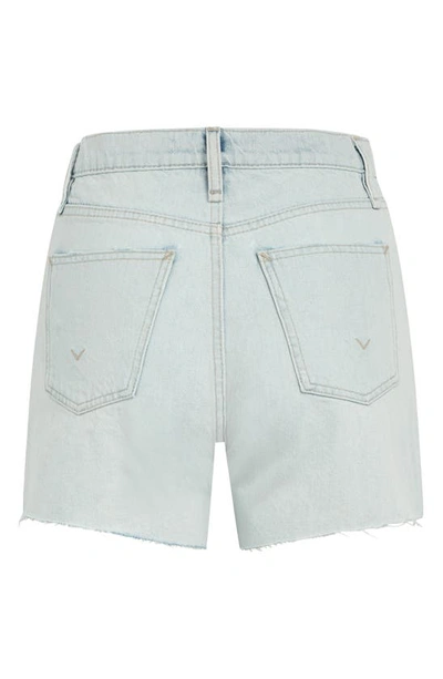 Shop Hudson Devon High Waist Denim Boyfriend Shorts In Extracted Triangle