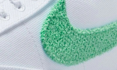 Shop Nike Blazer Mid '77 'airbrush' Basketball Sneaker In White/ Spring Green/ Green