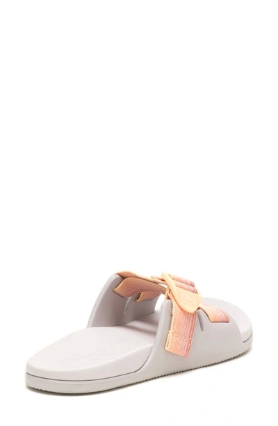Shop Chaco Chillos Slide Sandal In Rising Sunset