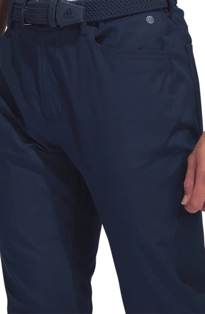Shop Adidas Golf Go-to 5-pocket Stretch Twill Golf Pants In Collegiate Navy