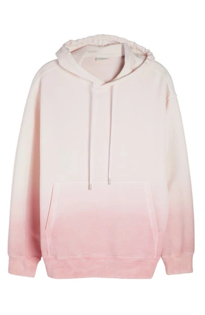 Shop Dries Van Noten Haspo Gradient Oversize Cotton Hoodie In Pink 305