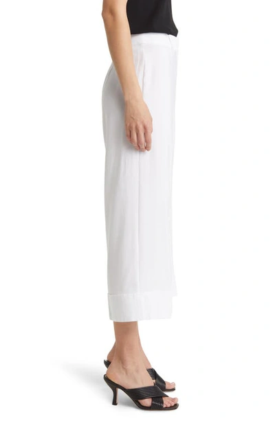 Shop Vince Camuto Wide Leg Pants In Ultra White