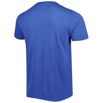Shop Homage Royal Indianapolis Colts Stadium Tri-blend T-shirt