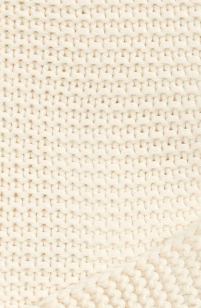 Pom Pom At Home Trestles Oversize Throw Blanket In Antique White