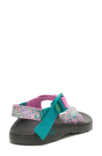 Shop Chaco Mega Z/cloud Sport Sandal In Pink/ Spray Teal